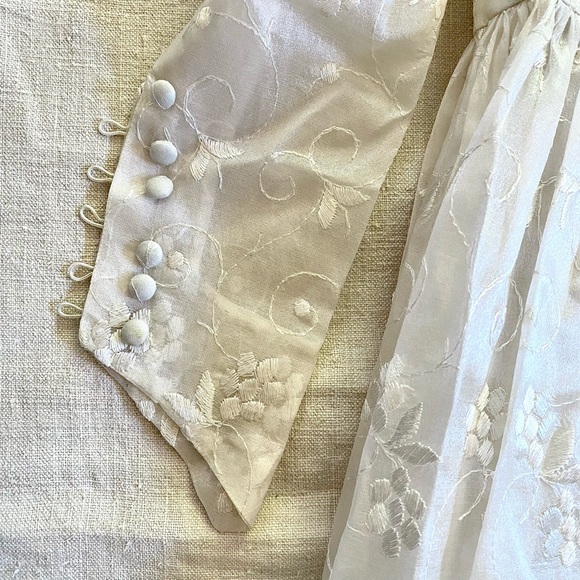 VTG Gossamer Wedding Dress - Picture 5 of 7